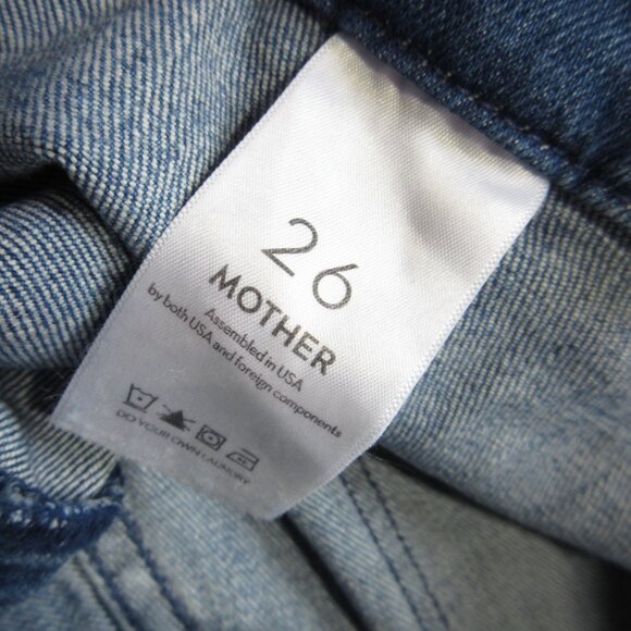 NWT Mother The Tab Roller Skimp in From Out of Town Stretch Jeans 26 - Picture 5 of 11